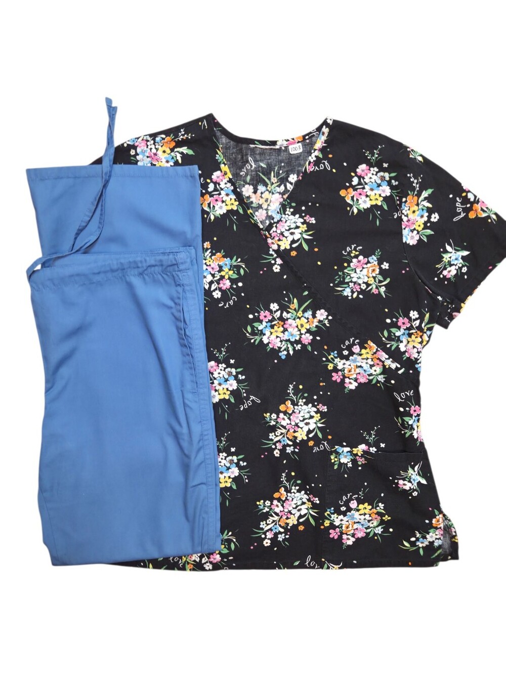 Flowers Scrub Set